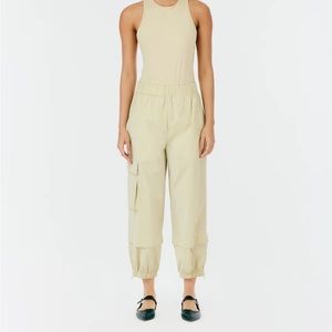 Tibi Powder Nylon Pull On Wilt Jogger • Medium